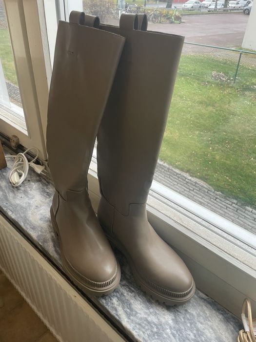 Сапоги. Чоботи. H&M шкіряні