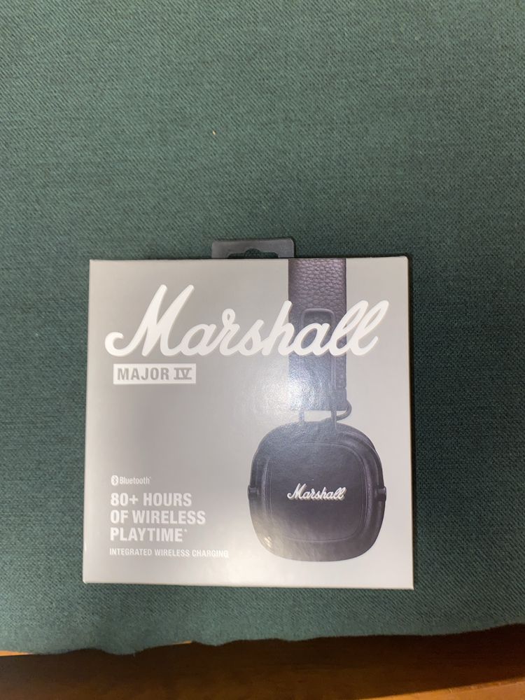Headphones Marshall Major IV, pouco usados
