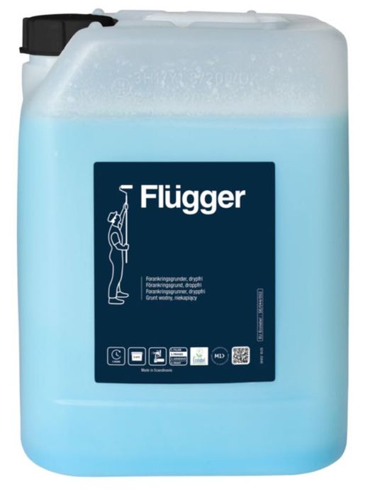 Flügger Non-drip - niekapiący grunt wodny pod farby i gładzie