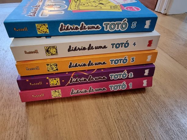 Diário de uma Toto 5 livros 50euros