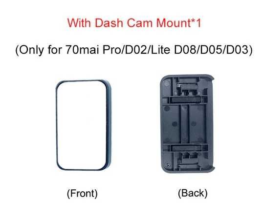 Оригінал Крепление регистратора  Xiaomi 70mai A800 D02 D08 PRO A500