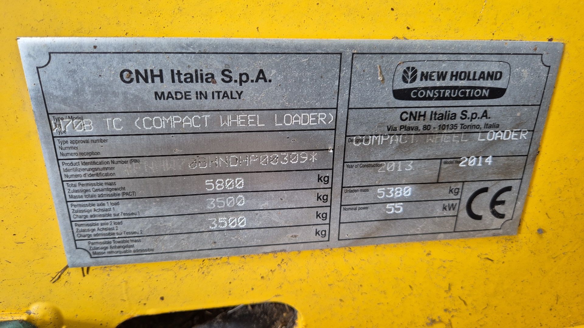 Ładowarka New holland W70B TC 2014r   Jcb atlas terex