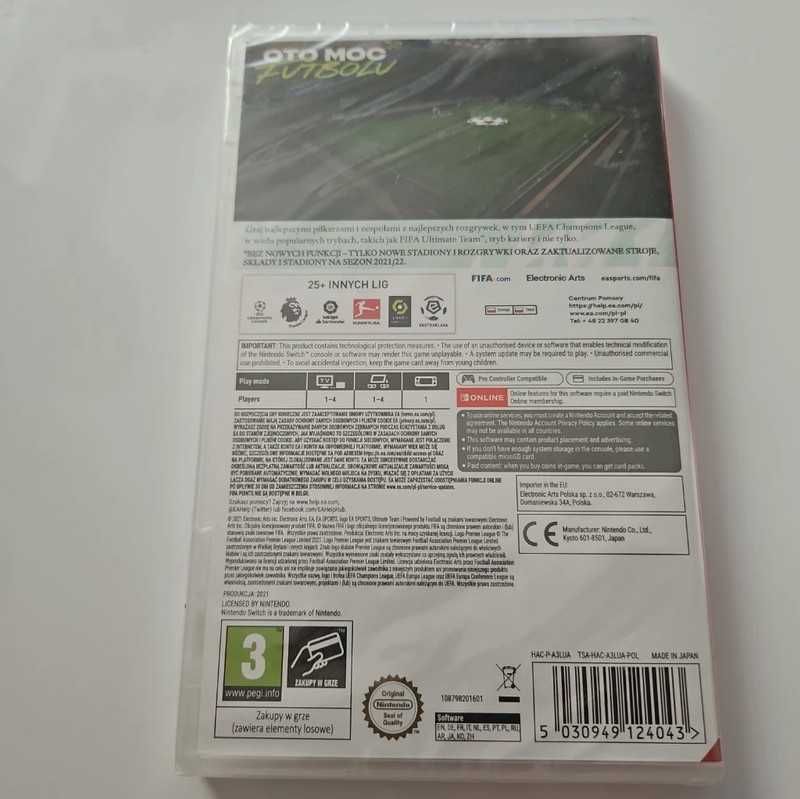 FIFA 22 Legacy Edition I Switch I Po Polsku I Folia