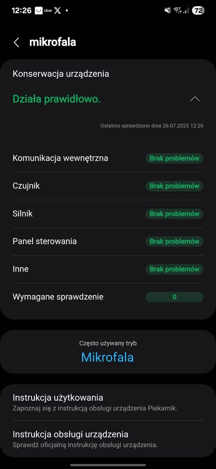 Mikrofalówka Samsung SmartThings