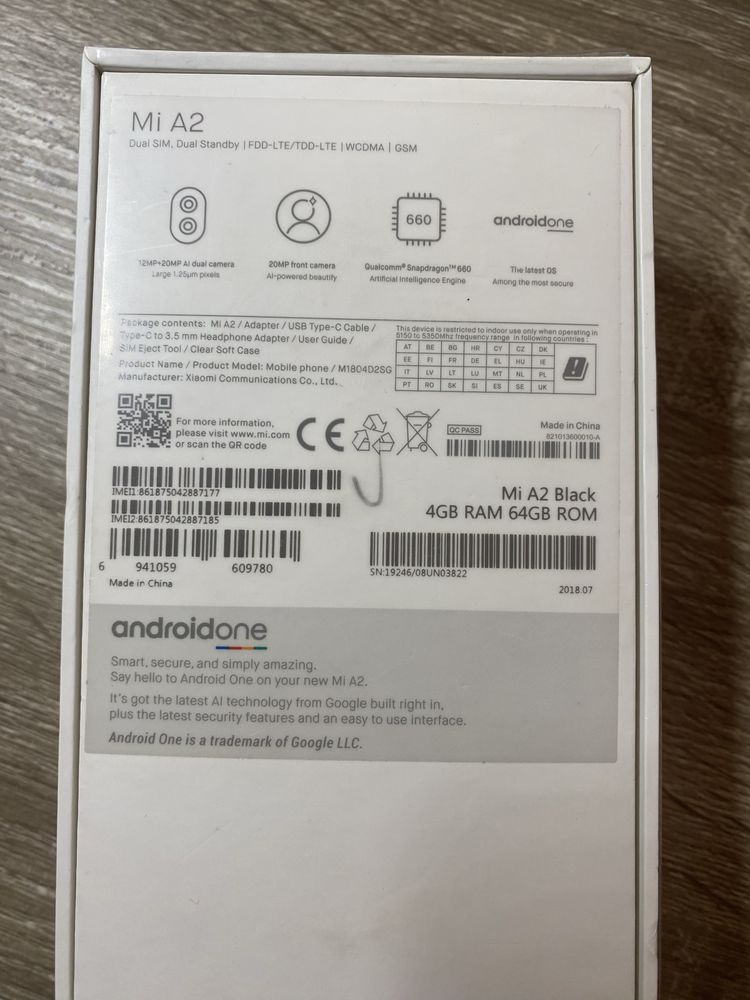 Xiaomi mi A2 4/64