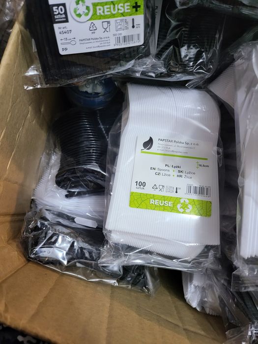 Sztućce plastikowe różne papstar