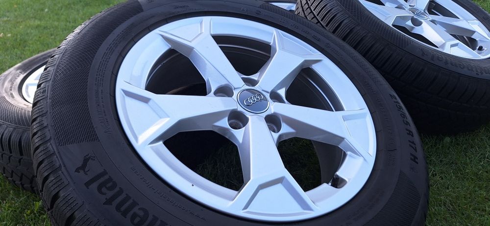 Alufelgi Koła 5x112 Audi Q3 Q5 A4 A6 z oponami Zimowymi
