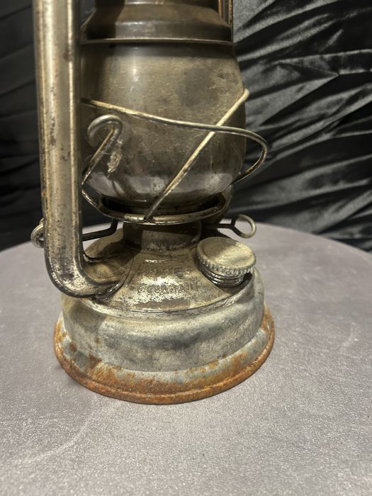 Lampa naftowa Feuerhand – West Germany – szkło Jena Glas