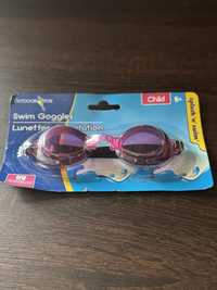 Okulary do pływania różowe 48tknz