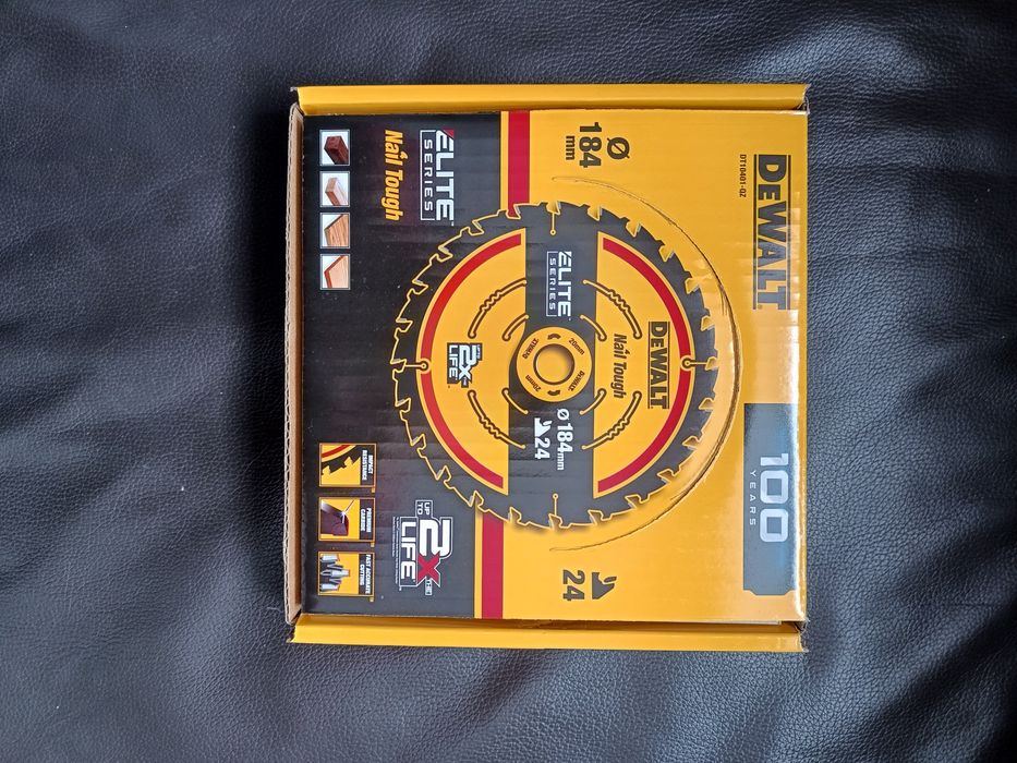 Набір відрізних дисків 184x20м(16мм) 24T Dewalt DT10401-QZ