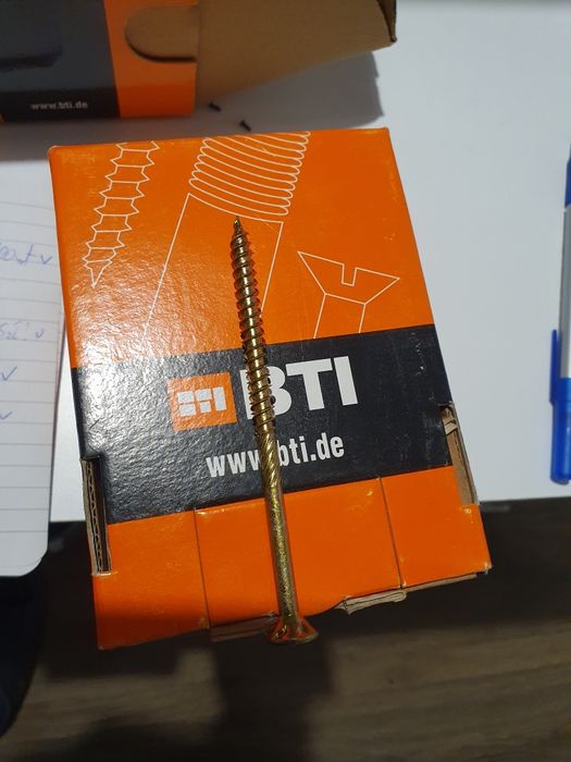 Śruby do drewna ocynkowane BTI 6x100mm