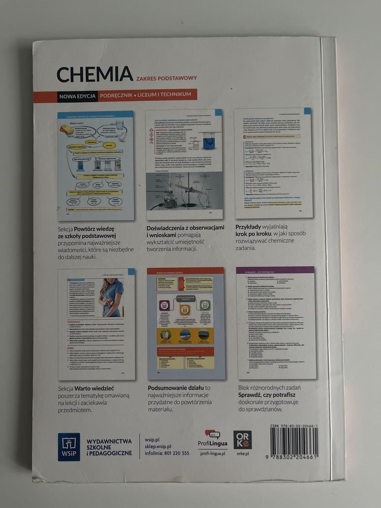 Podręcznik do Chemi Klasa 1