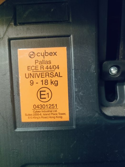 Fotelik cybex 9-18 kg