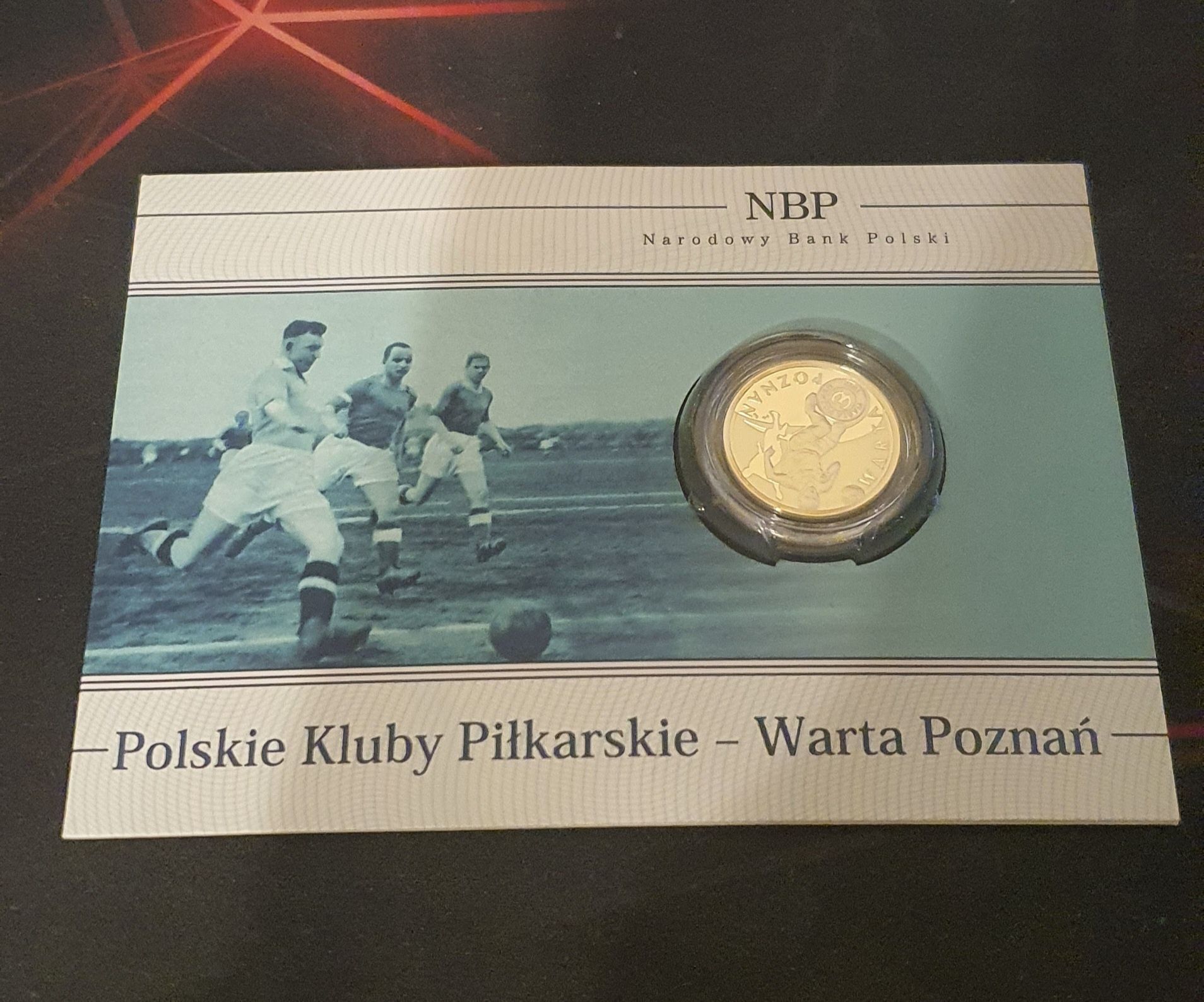 Moneta Polskie Kluby Piłkarskie - Warta Poznań blister - 5 zł