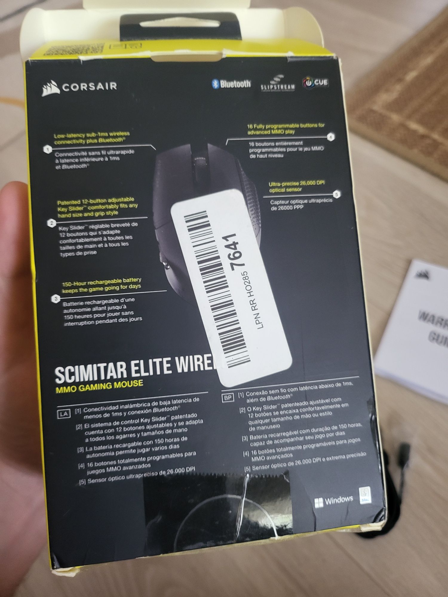 Мишка безпровідна Corsair Scimitar Elite ігрова