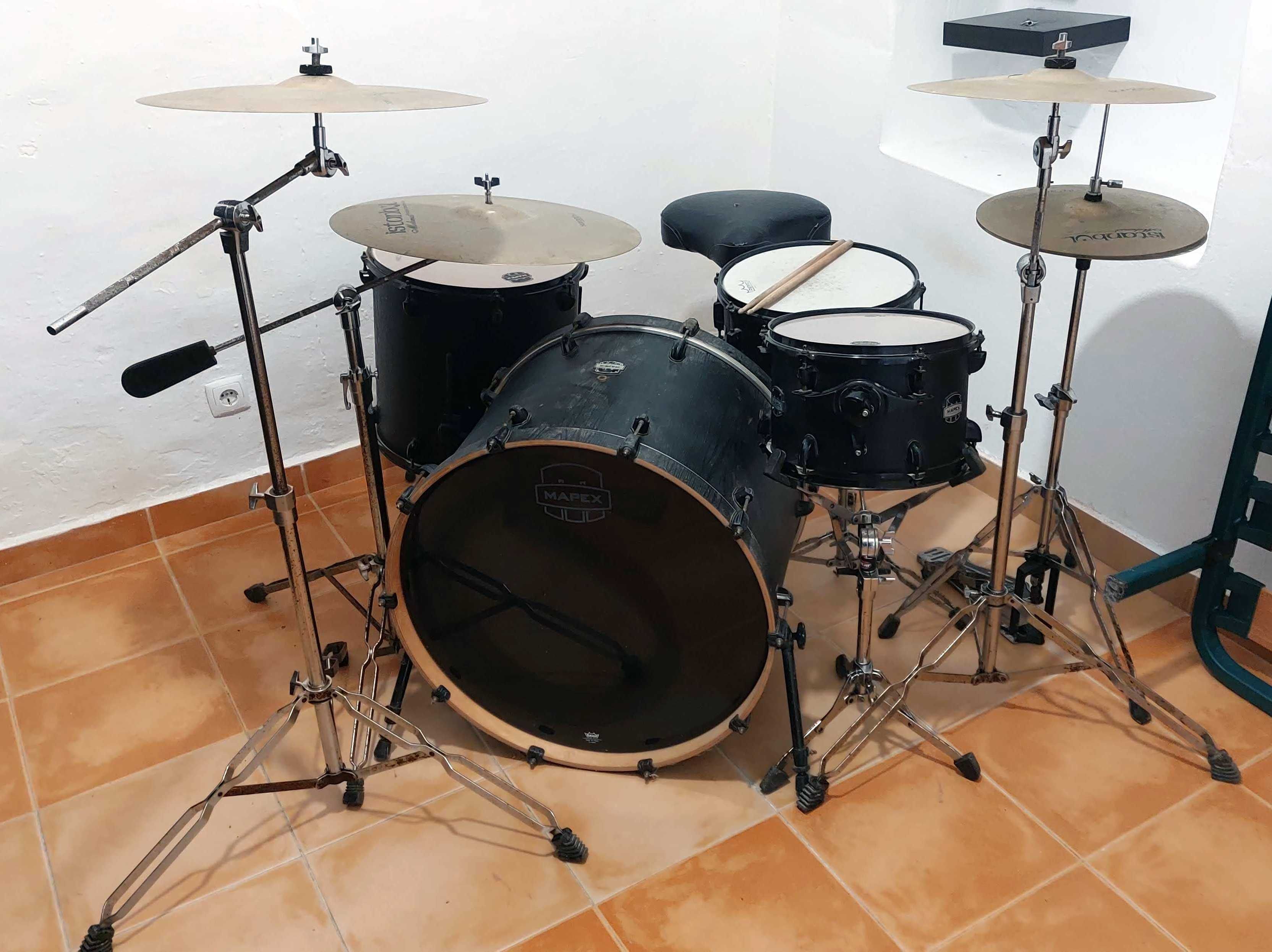 Mapex Mars 4 Piece Rock 24 Shell Pack Nightwood