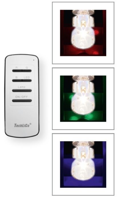 LAMPA SANDOR plafon 9 x G4, LED RGB G93907/00