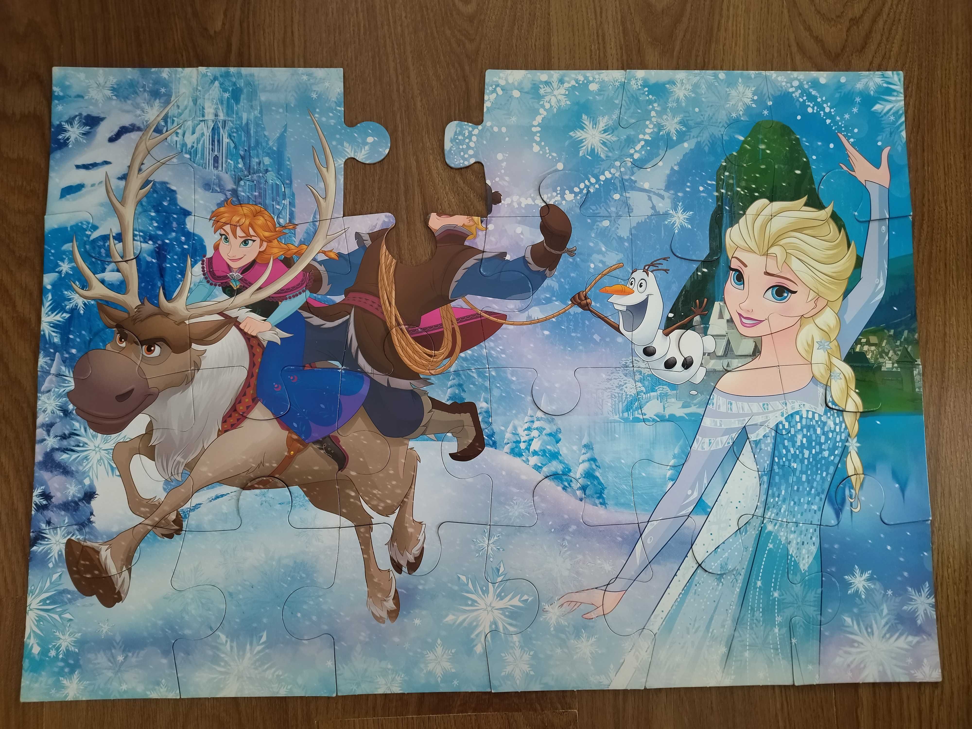 Puzzle maxi 24 elementy, Kraina lodu