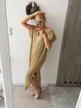 Sukienka oliwkowa massimo dutti xs s