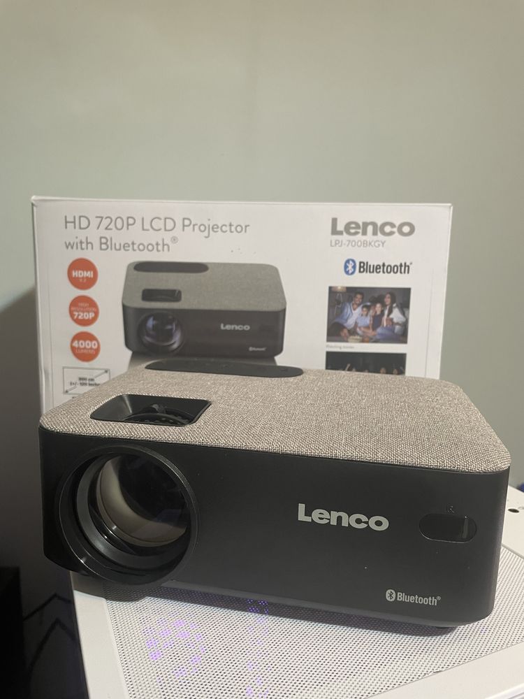 Projektor HD LCD Lenco LPJ-700BKGY Bluetooth