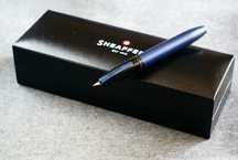Sheaffer Icon 9110 Nowe pióro wieczne stal F Metallic Blue Tłoczek