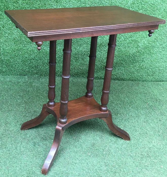 Mesa de apoio antiga, movel de encostar