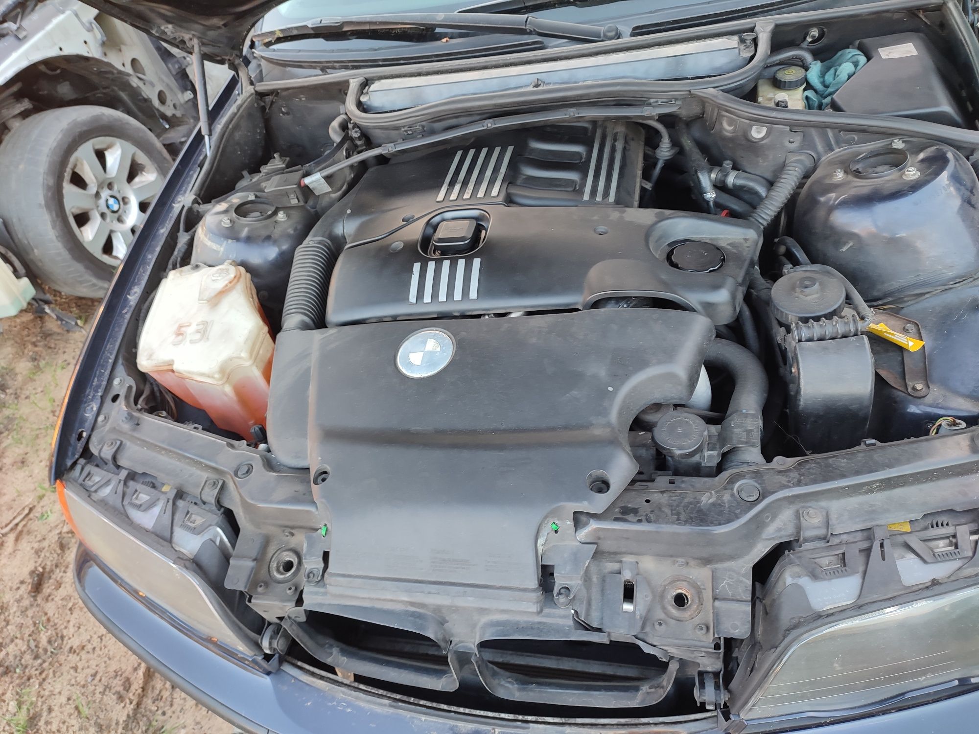 BMW E46 orientblau metallic 317/5 maska zderzak błotnik drzwi lampa