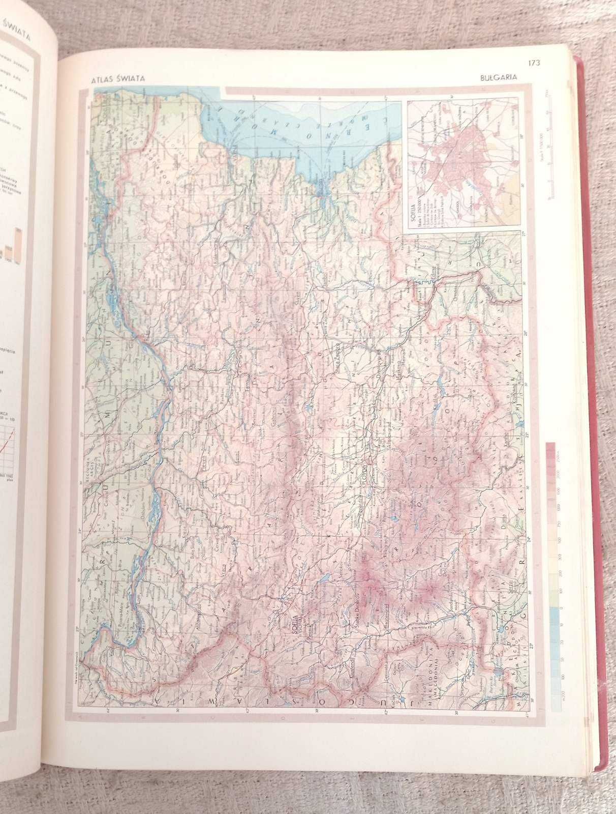 Atlas Świata 1962r. PRL