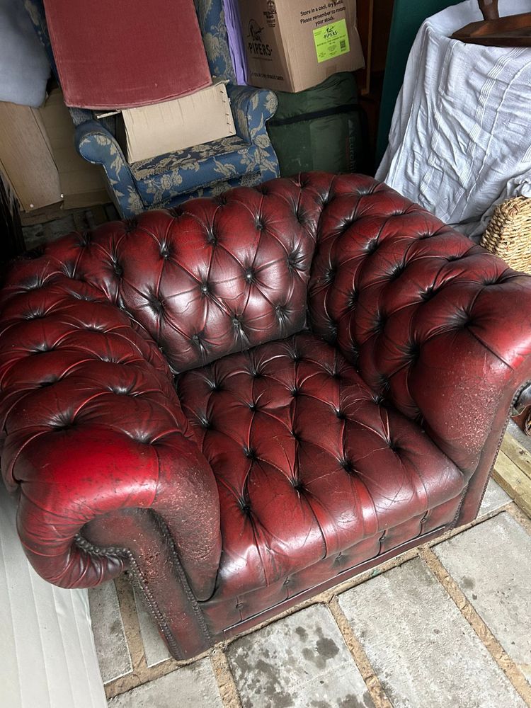 Fotel Chesterfield angielski styl