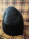 Czapka damska welur moher angora