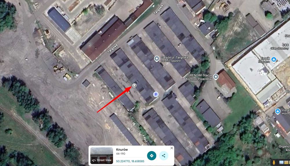 Garaż do wynajęcia - Knurów Targowa