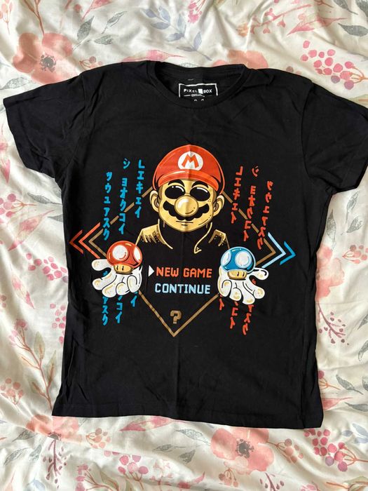 Koszulka Mario Pixel Box