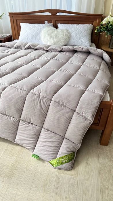 Одеяло на кровать бамбук всесезонное Ковдра