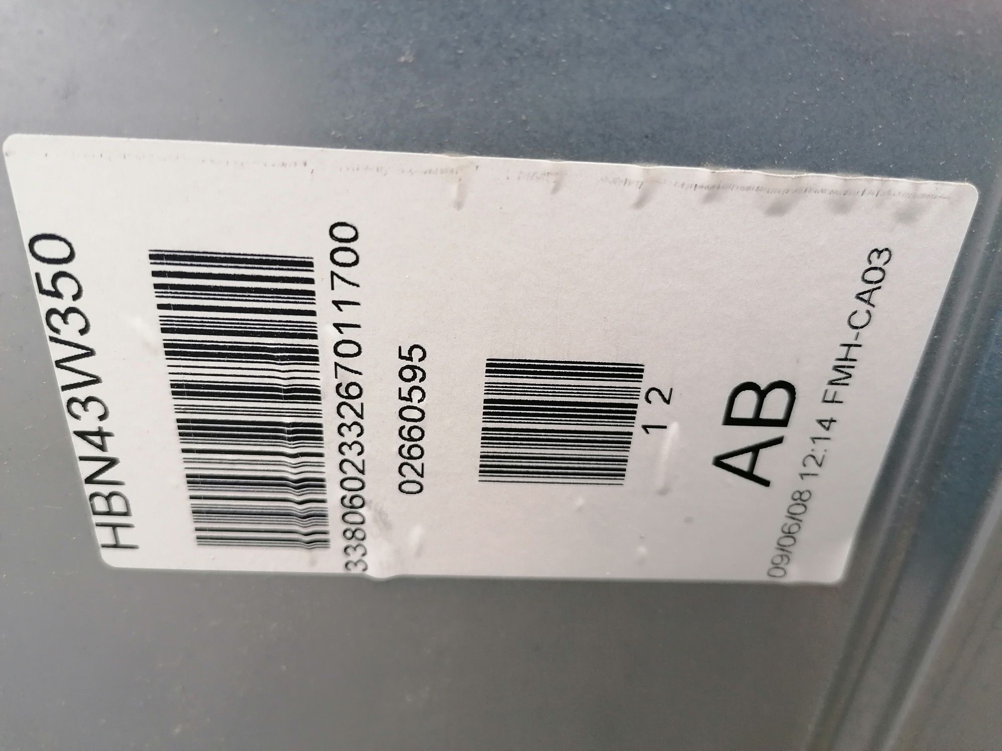 Piekarnik do zabudowy Bosch hbn43w350