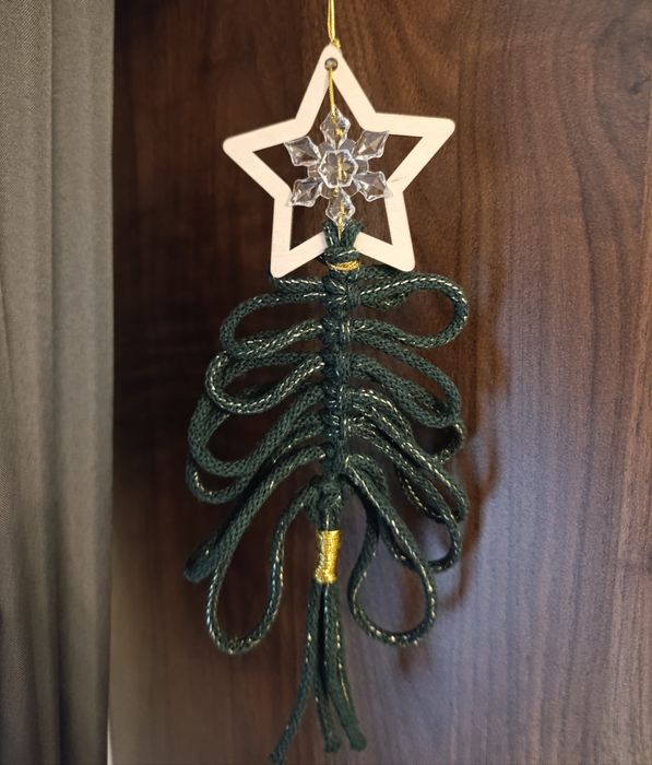 Kolorowe choinki ozdoby świąteczne Boże Narodzenie prezent zawieszki