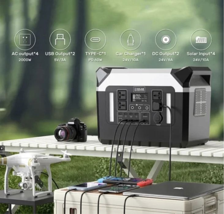 Зарядна станція LiFePo4 2176Wh 85Ah зарядная станция 25,6 вольт