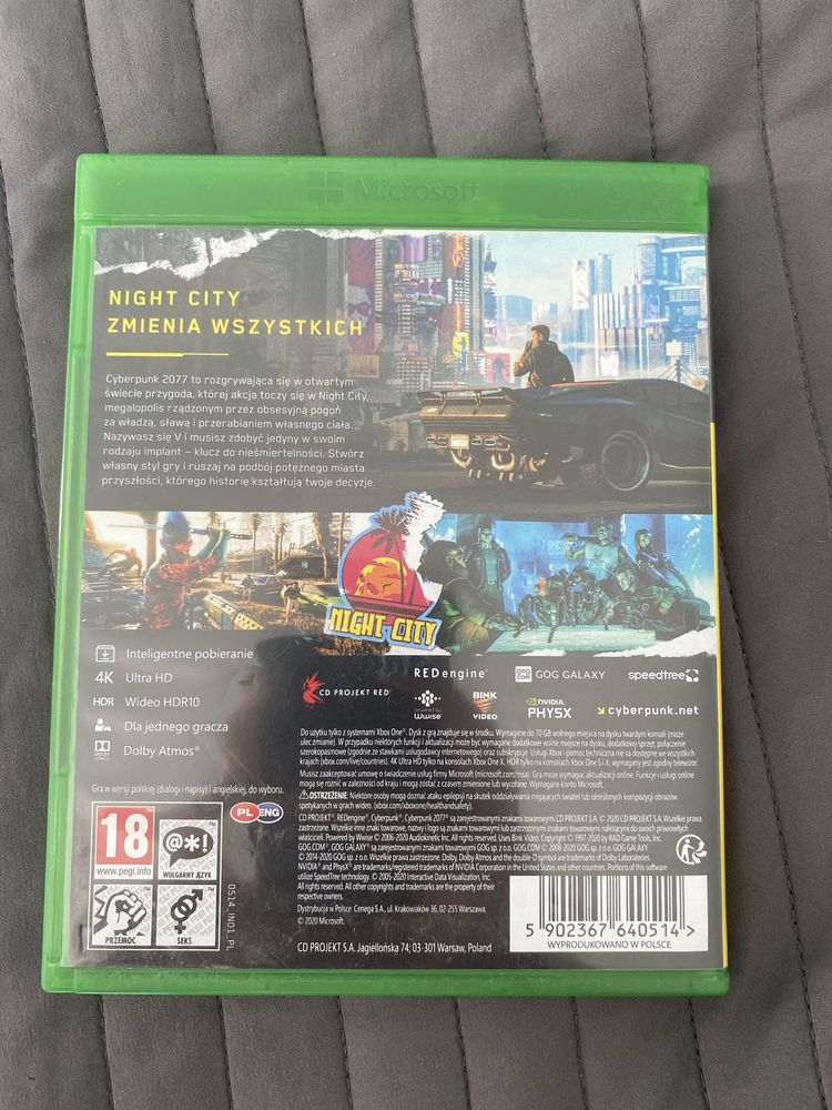 Gra Cyberpunk 2077 Xbox one