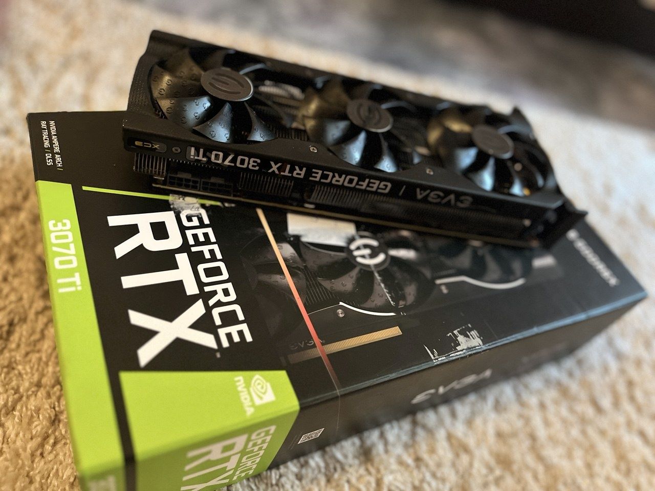 Nvidia GeForce rtx 3070 ti EVGA XC3 8gb 256bit