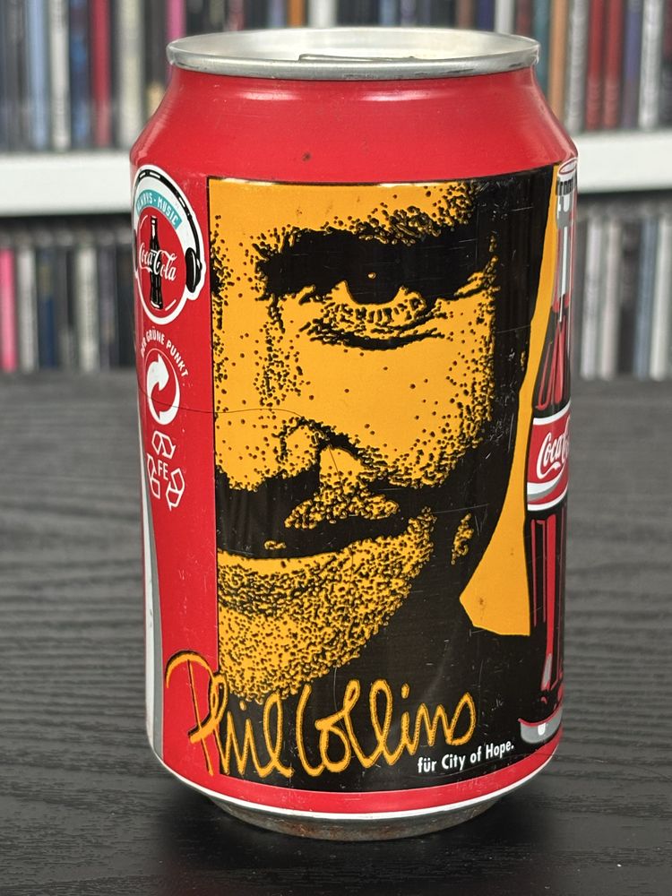 Puszka Coca-Cola PHIL COLLINS lata 90 unikat!