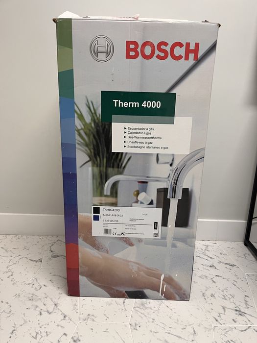 Esquentador BOSCH T4204 14 KB DR 23 (14 L - Atmosférico - Gás Natural)