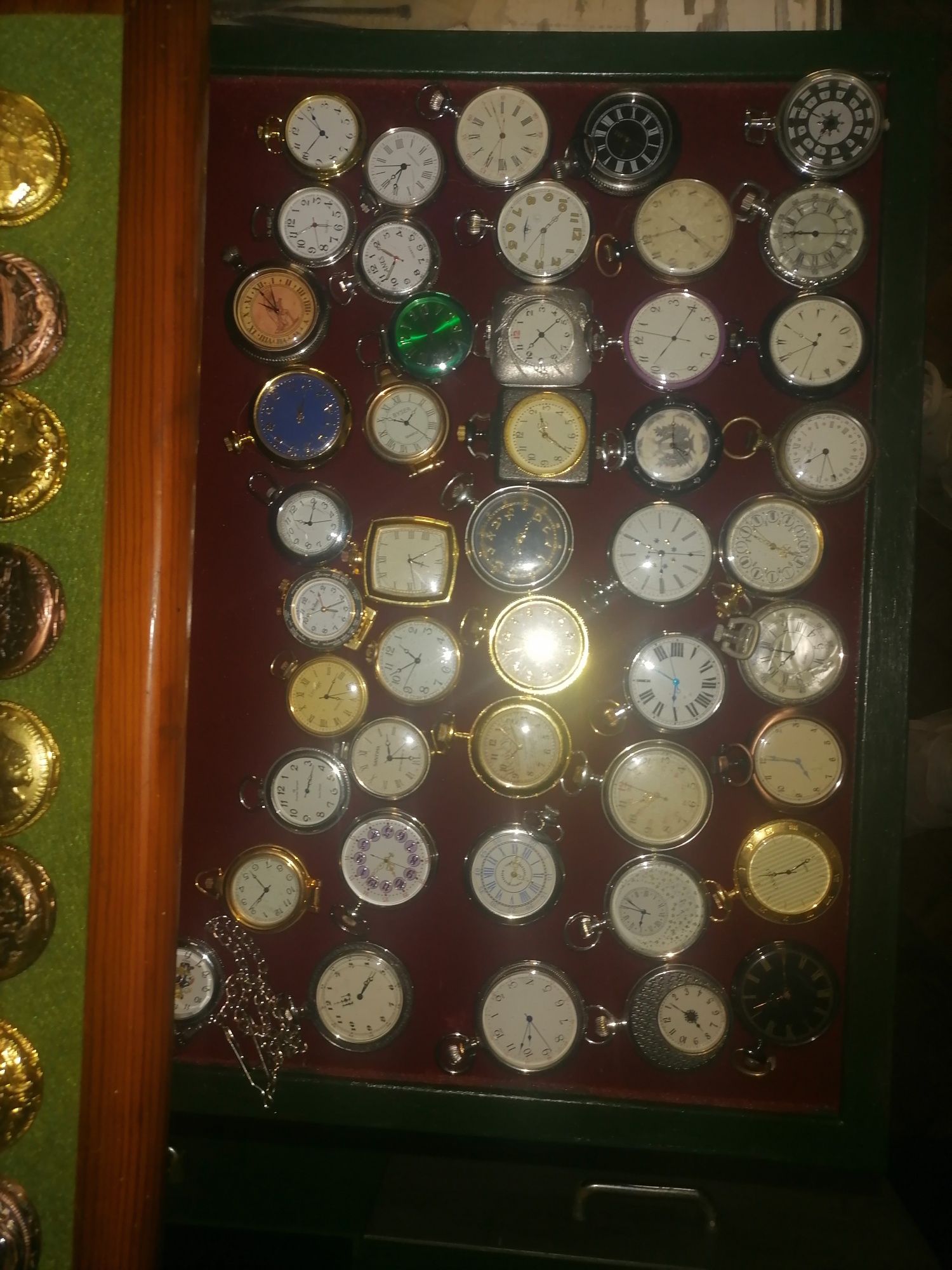 Coleção 100 Relogio de bolso novos