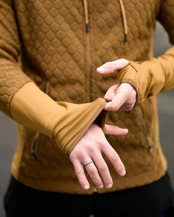 Тепла надійна чоловіча тактична флісова кофта Polar Tactical койот