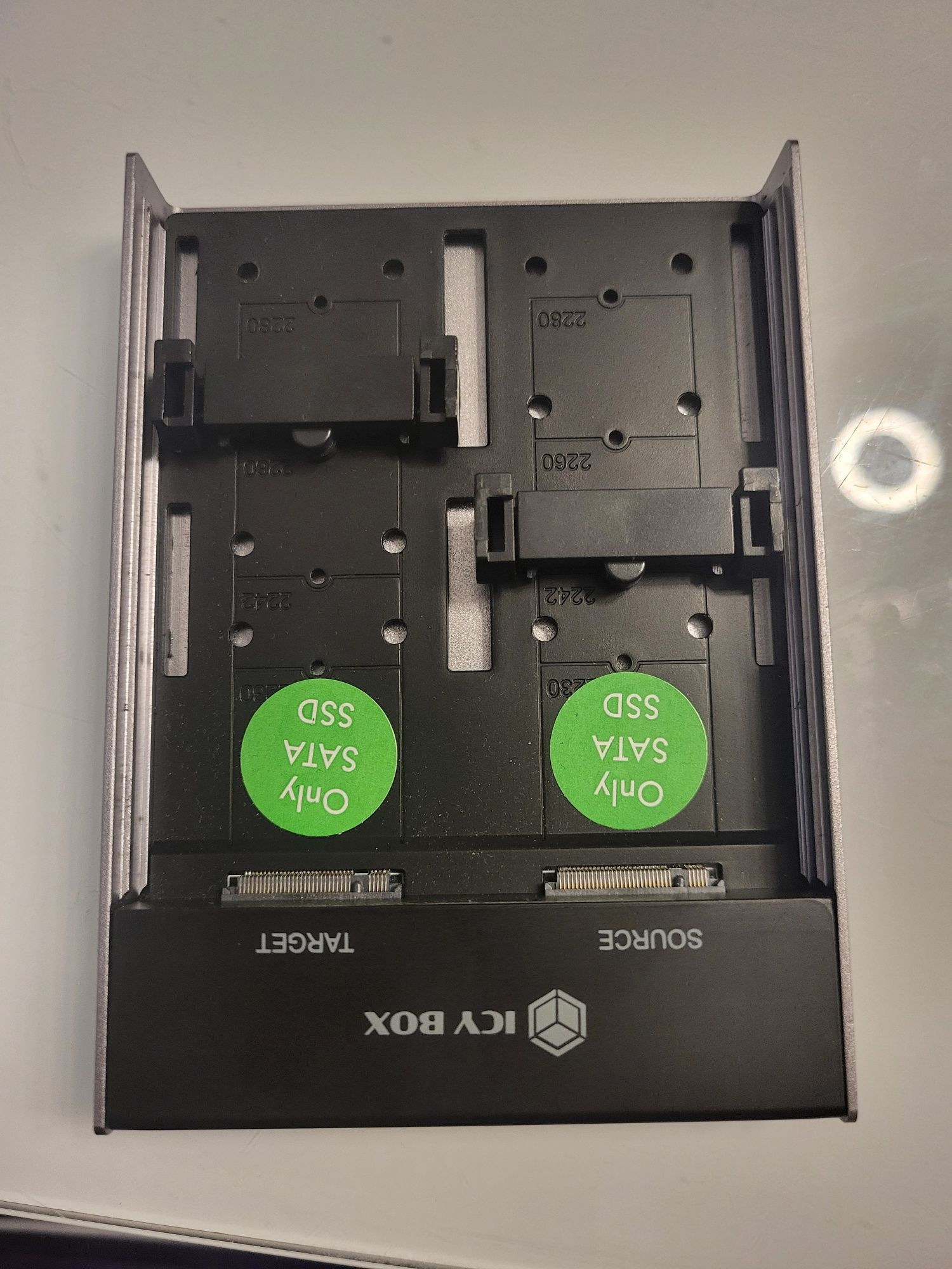 Stacja dokująca klonująca SSD Icy Box IB-2812CL-U3