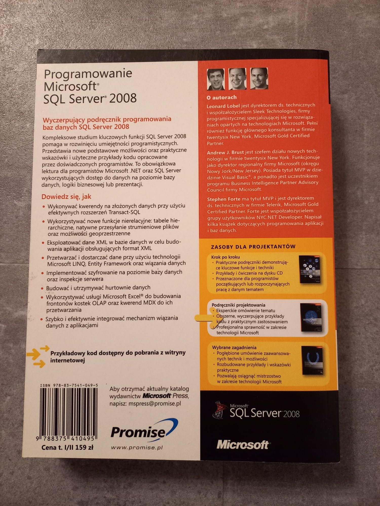 Programowanie Microsoft SQL  Server 2008 Tom I