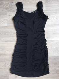 Sukienka S- M czarna