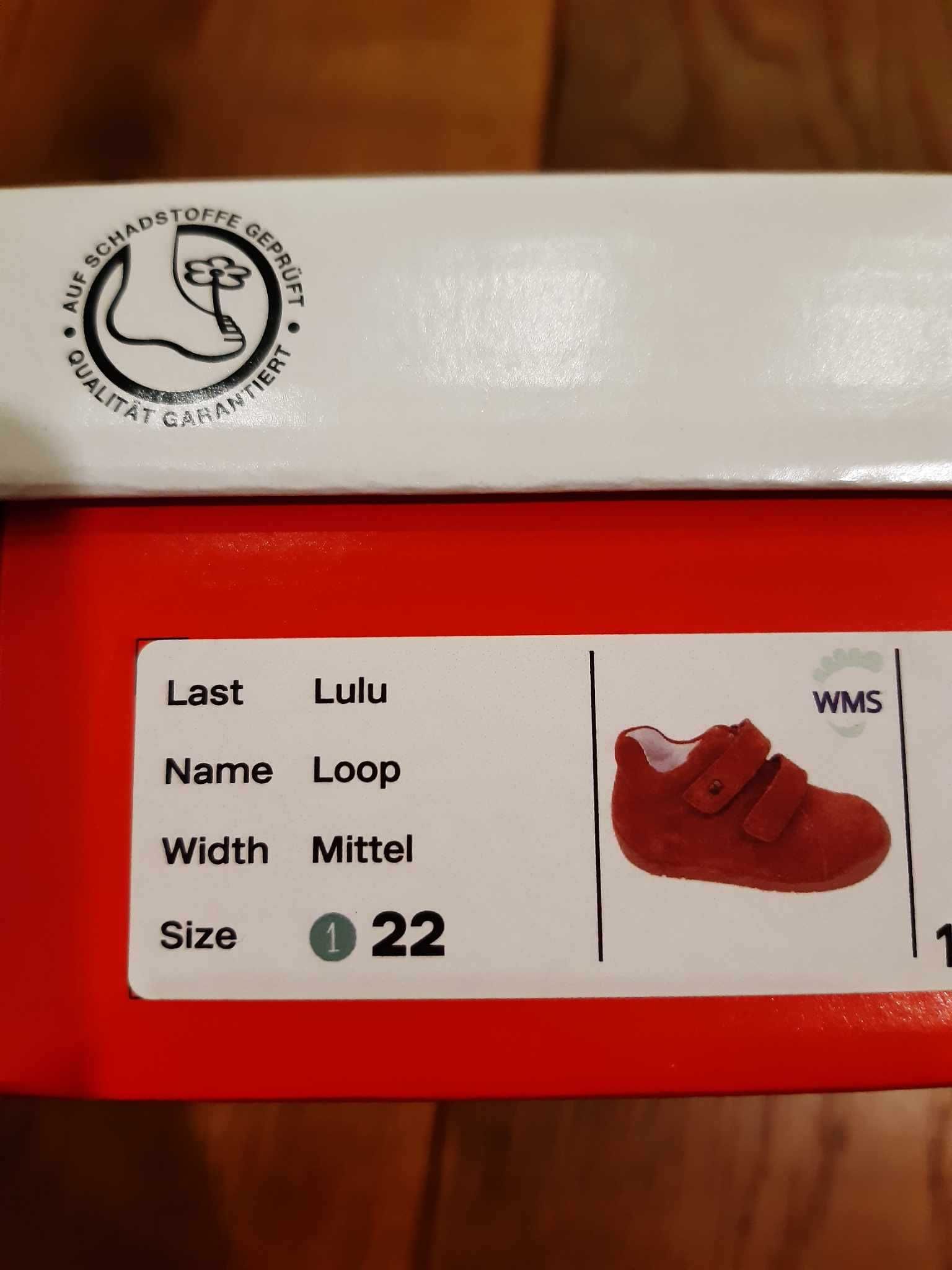 Buty chłopięce Elefanten Lulu Loop Mittel rozmiar 22