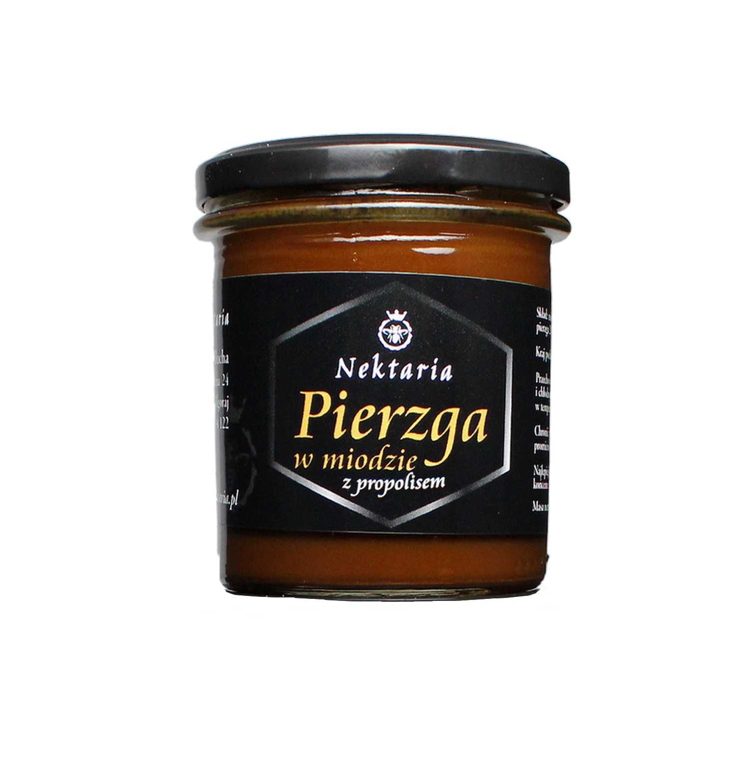 Pierzga w miodzie z propolisem 400g