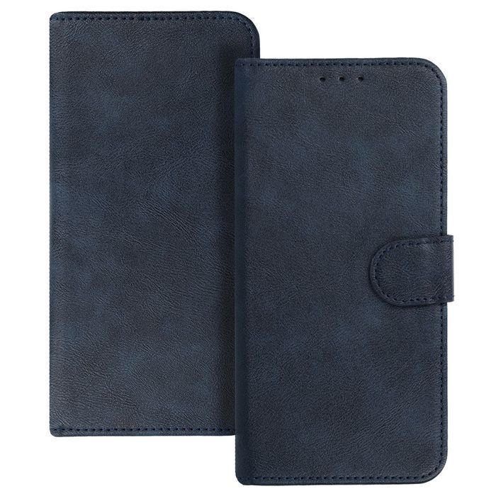 Kabura BOOK COMMON Uniwersalna (S) iPhone 12/13/Samsung S6 granatowa