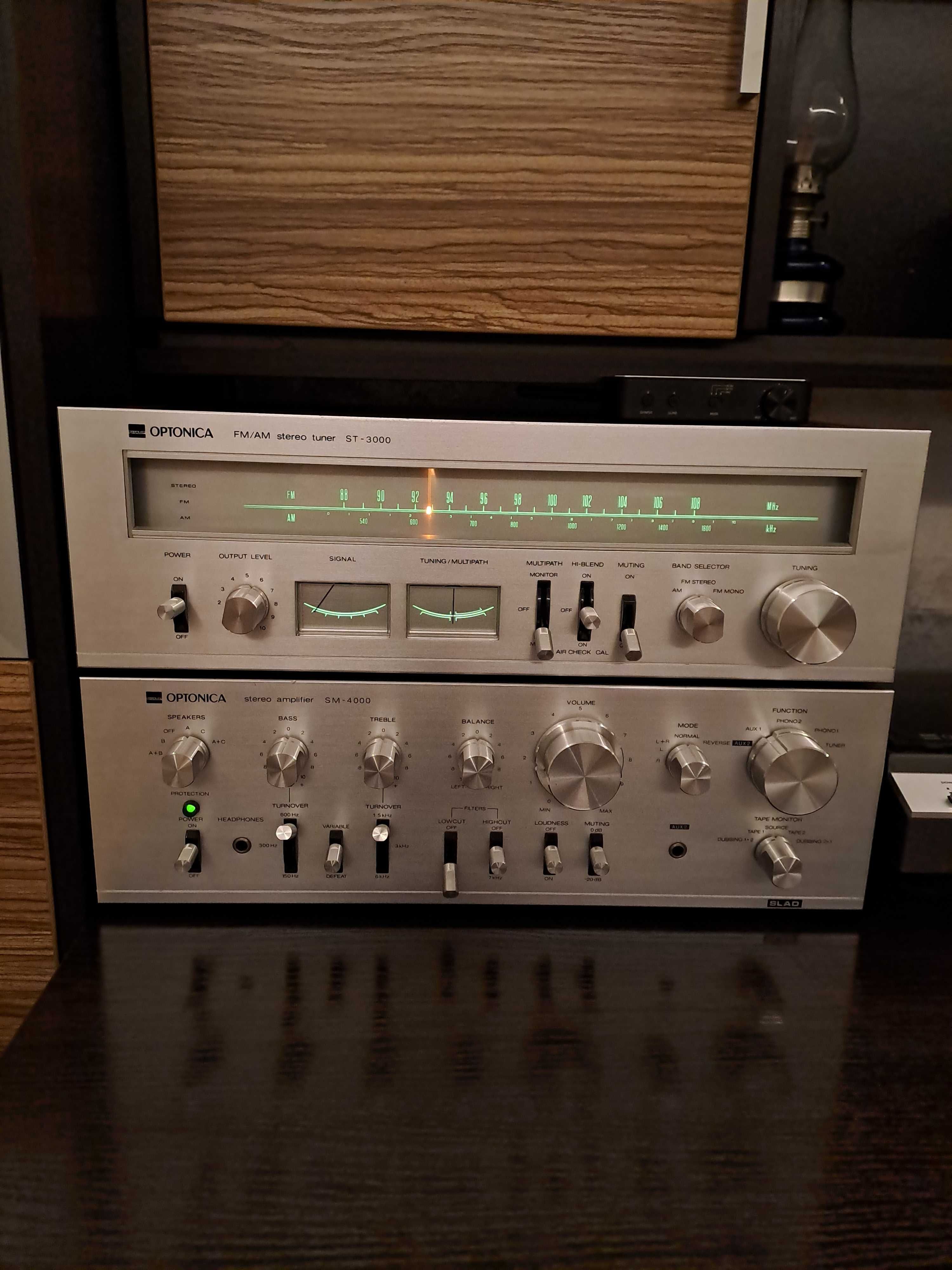 Wzmacniacz OPTONICA SM 4000 +Tuner st3000 NÓWKA Po gruntownym remoncie