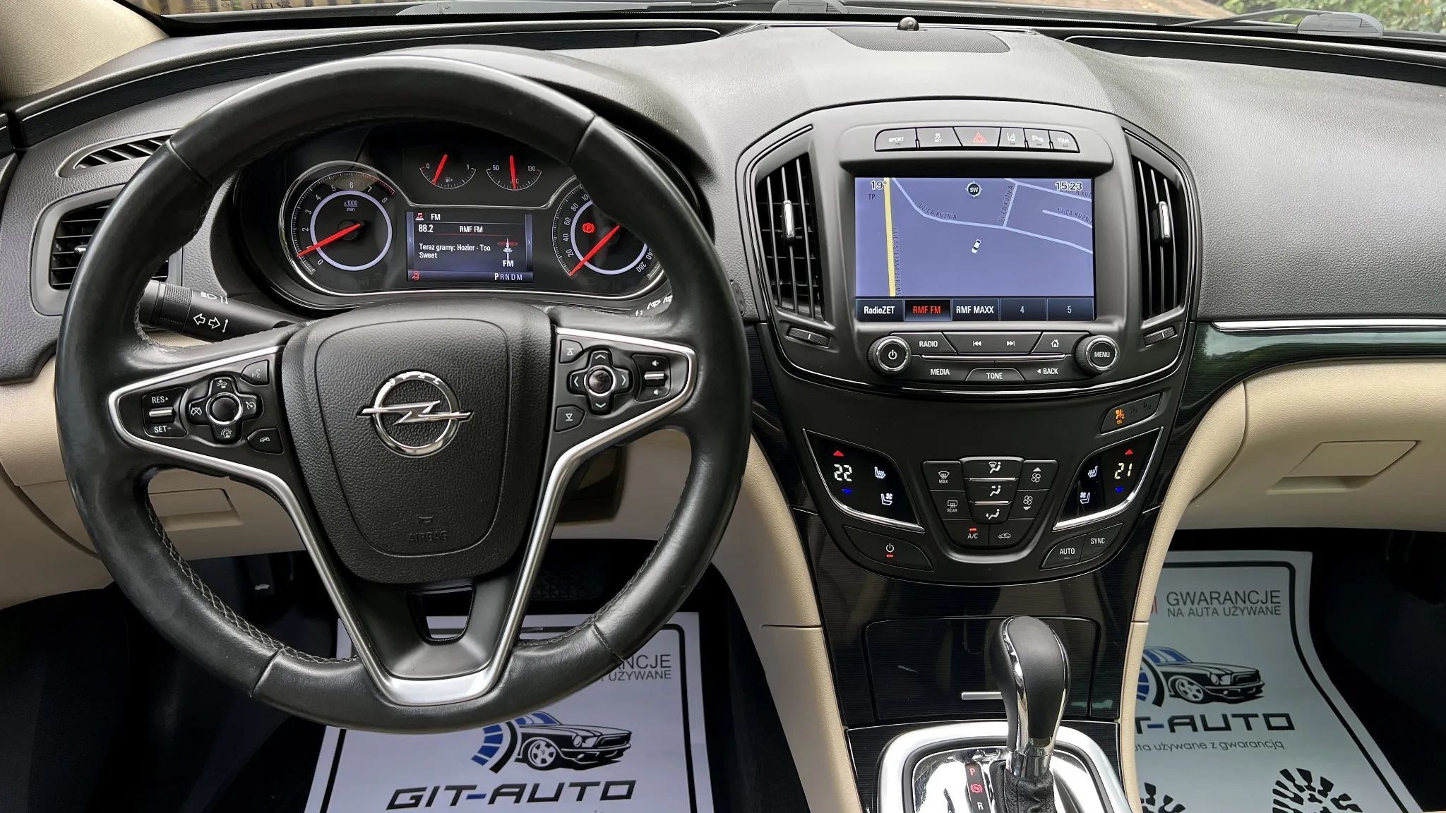 Opel Insignia Gwarancja_Nowy_Rozrząd_Kamera_Skóra_Grzanie + Wentylacja_Import_Niemcy